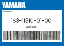 Yamaha Genuine Cylinder - 1S3-11310-01-00