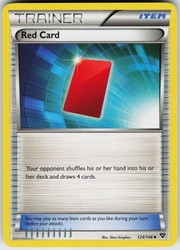 Red Card 124/146 XY Base Set
