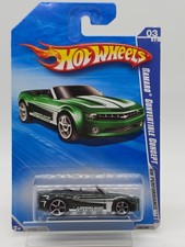 2010 Hot Wheels Camaro Convertible Concept HW Performance Green 3/10 #101/240