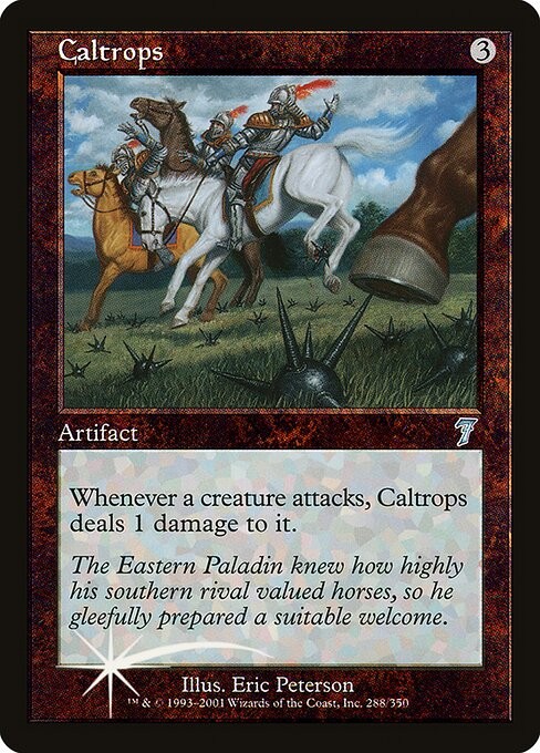 Caltrops NonFoil Seventh Edition 288 * NM MTG