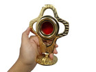 High Polish Brass Cross Shaped Monstrance Reliquary Religious Decor 6" Tall — photo 5