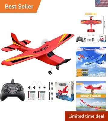 2 CH RC Airplane, RC Plane Ready to Fly, 2.4GHz Remote Control Airplane, Easy...