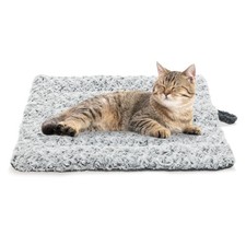 Self Warming Cat Bed for Indoor Cats  Small Dogs, Cozy Thick Mat, Self Heati...