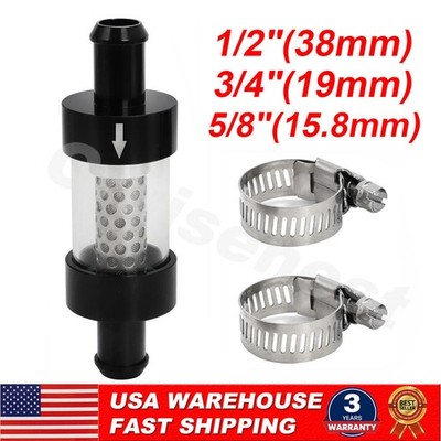 1/2 3/4'' 5/8'' Inline Heater Core Coolant Filter Inspection System Vehicles Truck