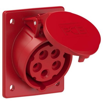 PCE 415-6tt EEC Panel Socket 16 to 5 Poles 400V 1pc