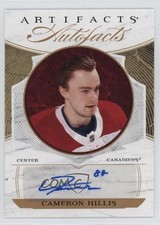2022-23 Upper Deck Artifacts Auto Facts Cameron Hillis #AF-CH Auto