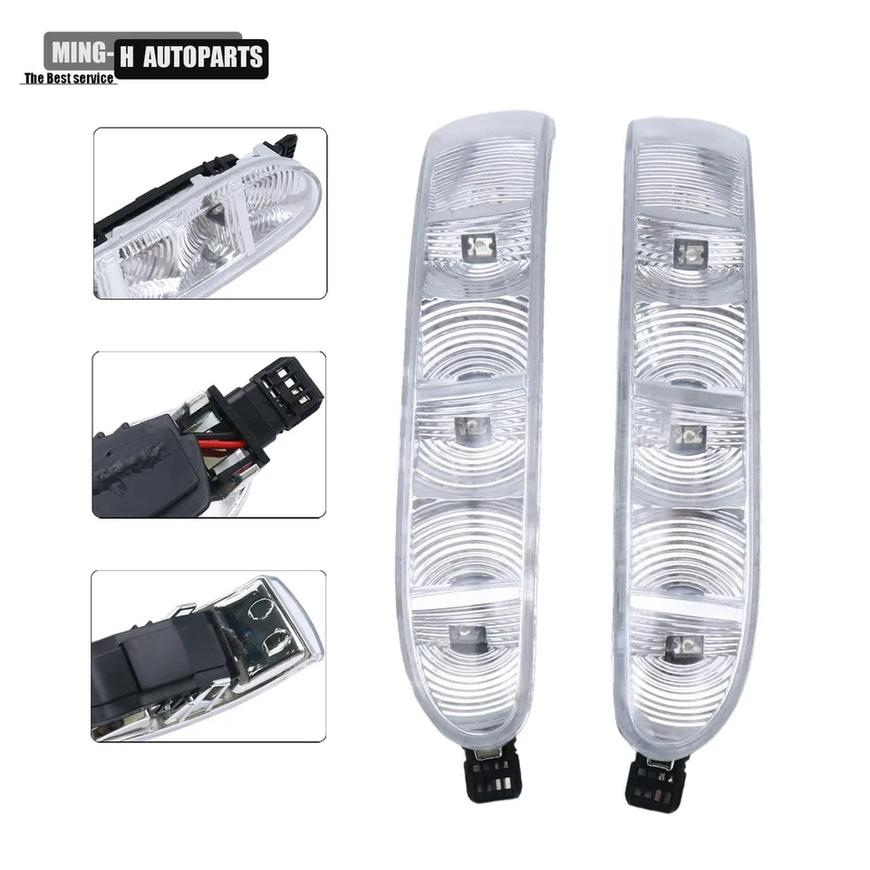 For Mercedes-Benz S55 AMG CL55 AMG Pair Front Left & Right Turn Signal Lamp NEW - Image 3 of 4