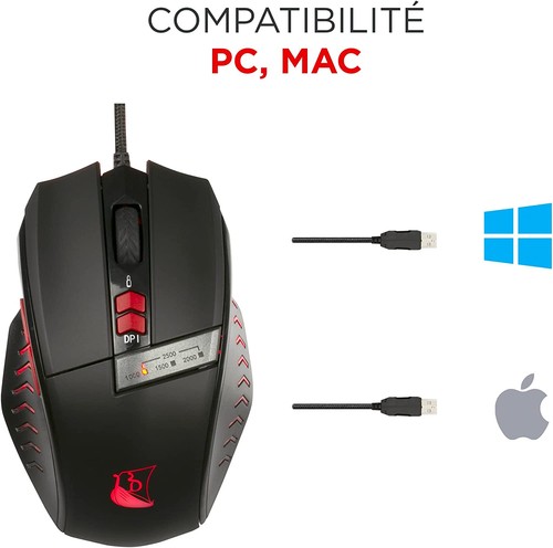 Konix Souris Runemaster Evo - Drakkar - 第 3/8 張圖片
