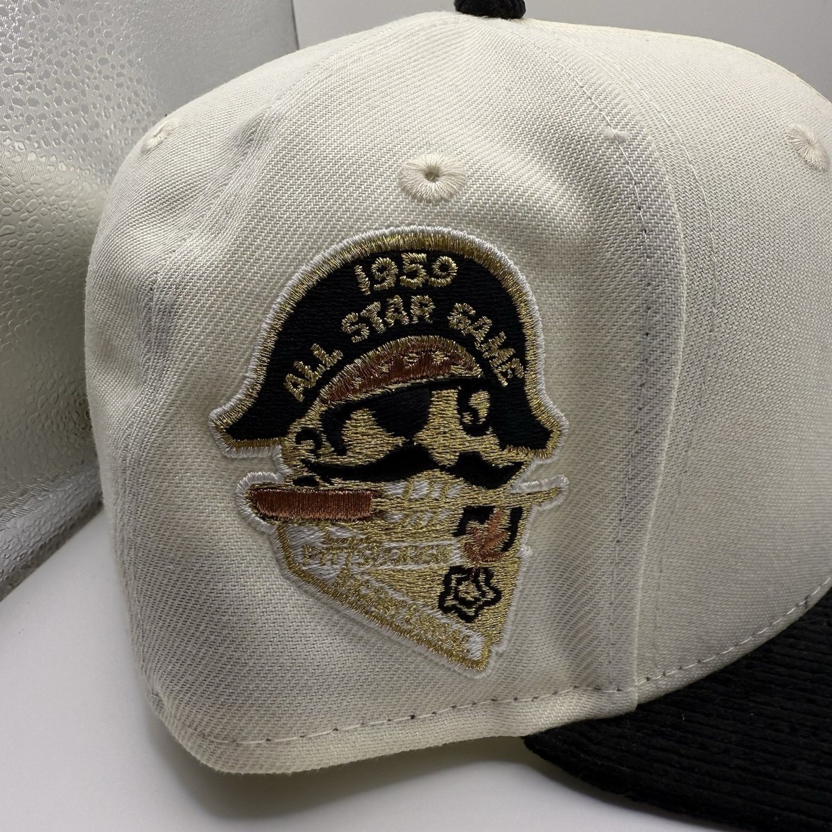 New Era 59Fifty Pittsburgh Pirates Cream/Black 1959 All-Star