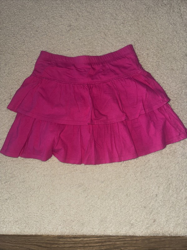 Crazy 8 Girl’s Fuchsia Pink Ruffle Skort, Size XL 14