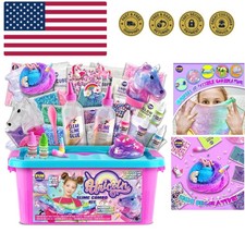 Fluffy Unicorn Slime Kit for Girls, Cloud Slime Gift for Ages 6 Kids Fun Sl...
