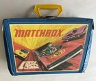 Vtg 1971 Toy Carrying Case  48 Compartment Matchbox + Hot Wheels  w/ 27 VEHICLES