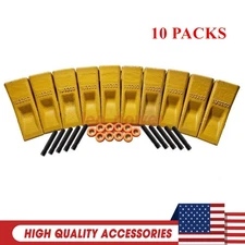 1U3202 Bucket Teeth with Pins 8E6208 Retainers 8E6209 for J200 Series - 10 Pack
