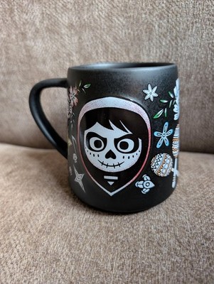Disney Parks Pixar Coco Miguel Sugar Skull Matte Glaze 16oz Coffee Mug