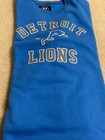 Detroit Lions 47 Sweatshirt Mock Neck Size L Made In USA NFL Football — photo 2