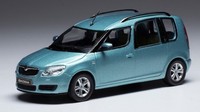 Ixo Model Skoda Roomster 2007 Light Met.Blue 1:43