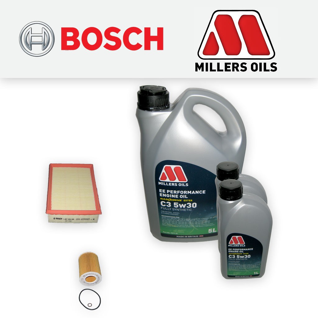 SERVICE KIT for BMW X3 (E83) 2.5I M54 OIL AIR FILTERS +7L 5w30 OIL (2004-2006)