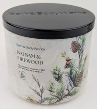 Bath & Body Works Balsam & Firewood 3-Wick 14.5oz. Jar Candle