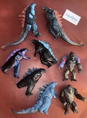Godzilla vs King Kong Action Figures Lot (8) Playmates 2020 - Missing Pieces