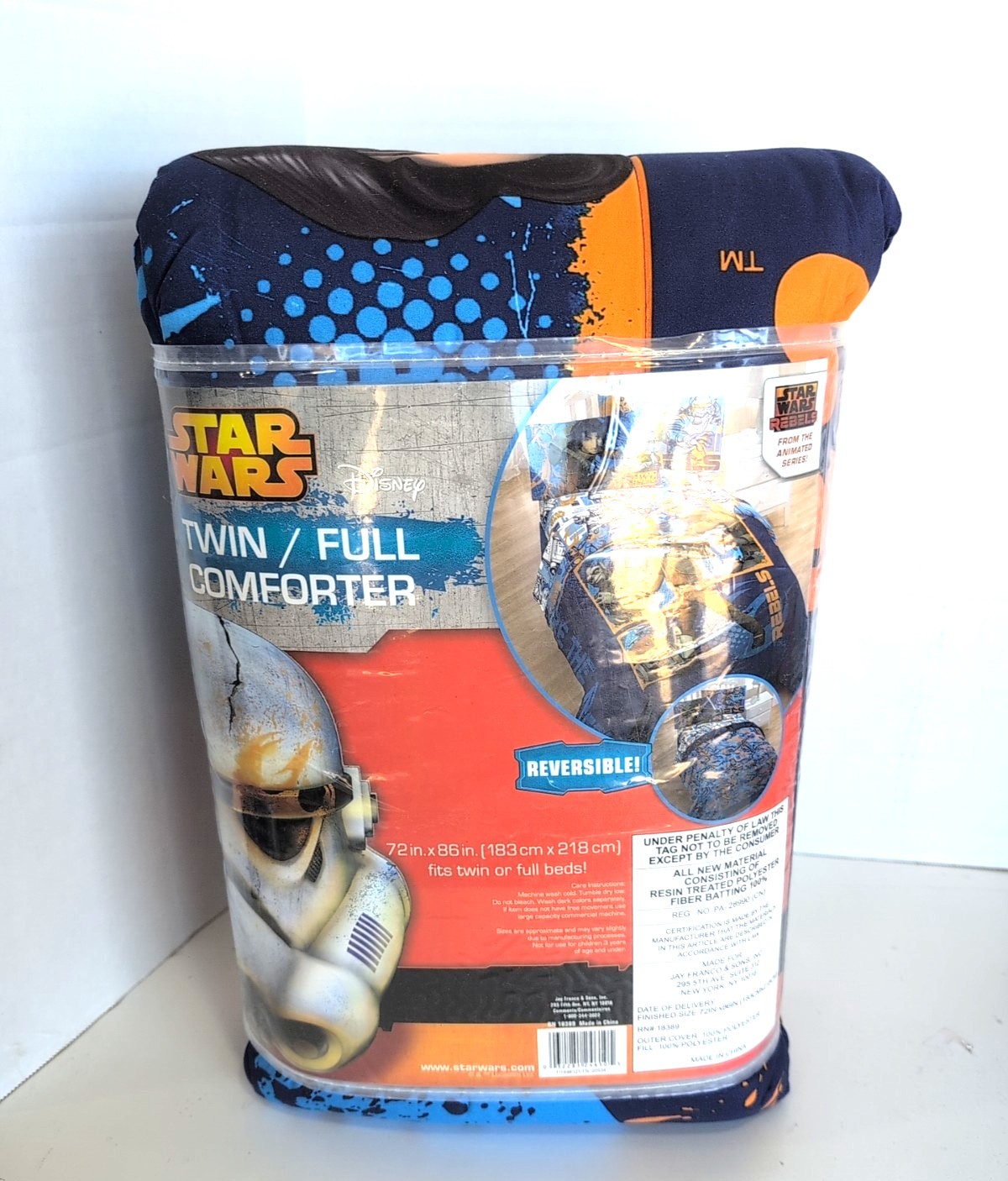 Star Wars Rebels Twin Reversible Comforter w/ Twin Sheet Set