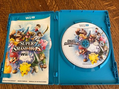 Super Smash Bros (Nintendo Wii U, 2014) EUC with Manual