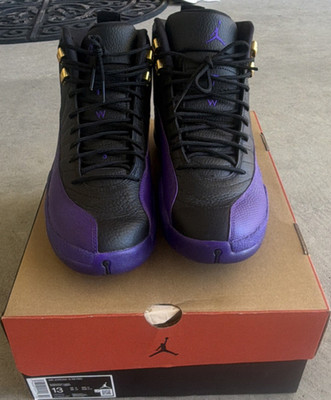 Jordan Air Jordan 12 Retro Field Purple Black/Purple Basketball 2023 CT8013-057