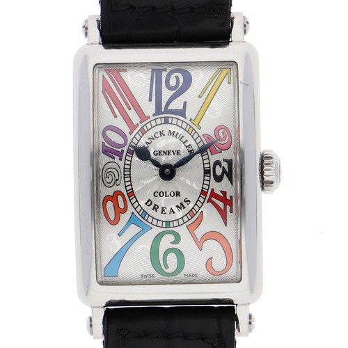 FRANCK MULLER 902QZ Long Island Color Dreams Silver Dial Quart...