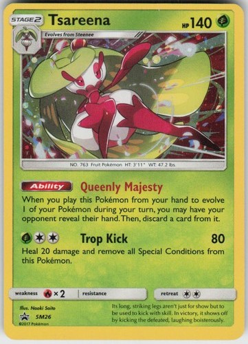 Holo Tsareena - SM26 Promo Sun & Moon Promo Near Mint