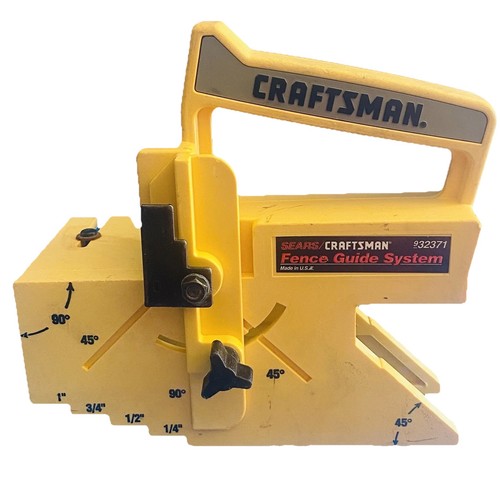 Sears Craftsman Fence Guide System 932371 Made In USA 