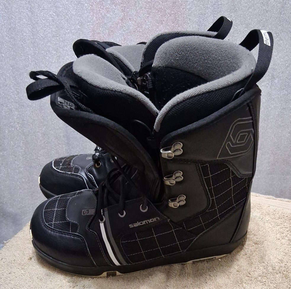 Stivali da snowboard Salomon Source da uomo taglia 9 neri Thermicfit Echelon