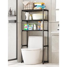 Space-Saving 3-Tier Over The Toilet Storage Rack Freestanding Organizer Shelf
