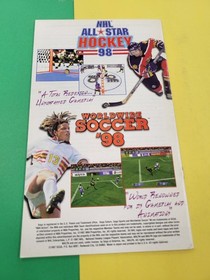 NBA Action 98 (Sega Saturn) Manual Only 