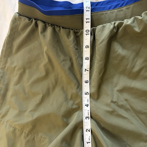 Fabletics Shorts Mens Size XS Lined 7” Inseam Athletic Quick Dry Green Pockets - Picture 6 of 7
