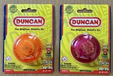 2 Duncan Imperial Yo-Yo Toys Red Orange Yo Yo Toy New In Package Yoyo 3124IM