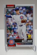 Topps 2026 Series One Matt Shaw #27 Chicago Cubs All-Star Rookie MLB Card