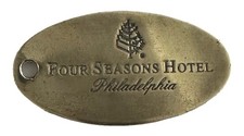 Four Seasons Hotel Philadelphia, Pennsylvania Brass Hotel Room Key Fob