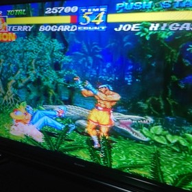 SNK Neo Geo NEOGEO CD Front Loading Console System Tested with Game