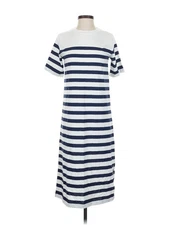 Monoprix femme Women White Casual Dress S