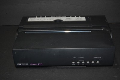 HP Hewlett Packard DeskJet 320 Portable Inkjet Printer w/C3005A Parallel Port