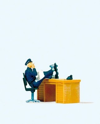 American Lazy Policeman Spur HO/OO Figuren Preiser 29089