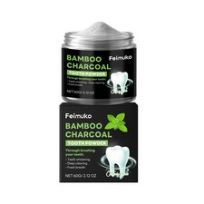 Bamboo Charcoal Toothpaste Powder Activated Carbon Stain Removal Fresh Breath AU