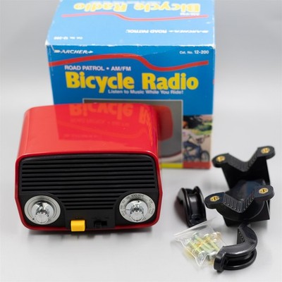 Archer Road Patrol Bicycle Radio AM FM Vintage Red (Radio Shack