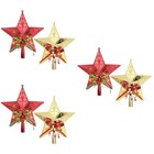 6 pcs Christmas Tree Decor Xmas Tree Star for Party Home Xmas Tree Pentagram