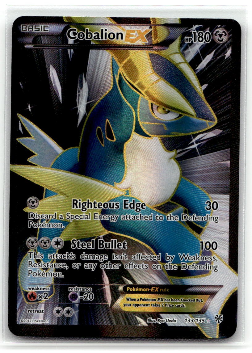 Cobalion EX (133 Full Art) #133/135 (Holo) (LP) Plasma Storm PLS Pokemon
