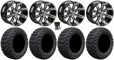 LSI Casino 14" Machined Golf Wheels 23x10-14 X-Trail Tires Yamaha