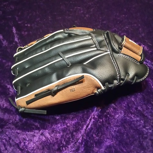 Guanto da baseball Wilson A350 nero marrone lancio destro bello! - Foto 12 di 17