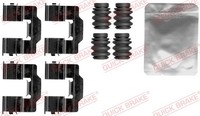 1X Quick Brake 109-1868 ZubehöRsatz Scheibenbremsbelag FüR CitroëN Peugeot