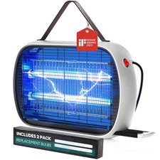 Bug Zapper Indoor for 5000 Sq. Ft., 20W Instant Electric Mosquito Zapper, Hig...