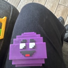 McDonald's Grimace Fast Food Premium Character Toy for Ages 3-8 Years