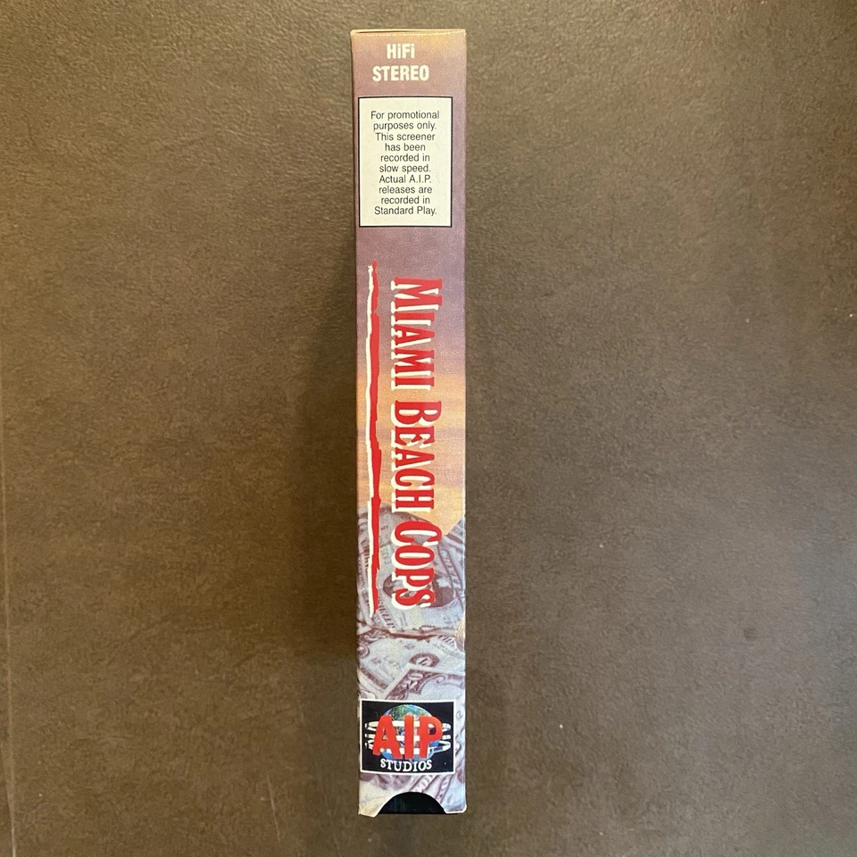 Project Vampire/Miami Beach Cops VHS Double Feature Screener Promo AIP Studios - Image 4 of 4